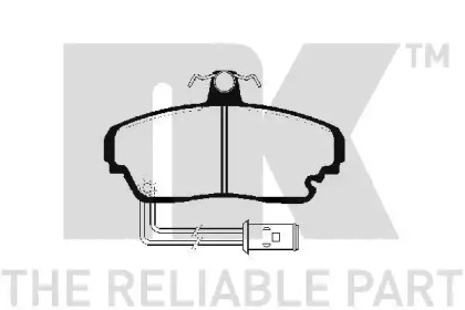 Комплект тормозных колодок (NK: 224002)