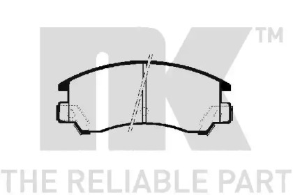 Комплект тормозных колодок (NK: 224403)