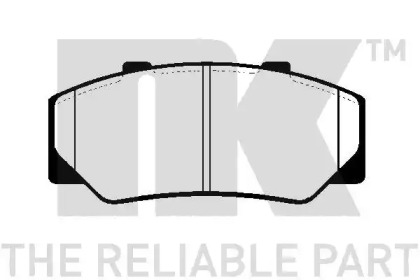 Комплект тормозных колодок (NK: 224805)