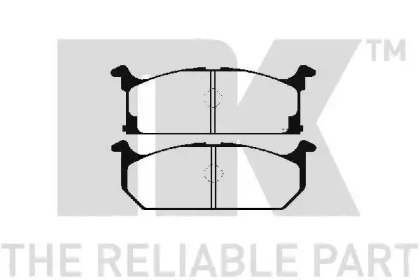 Комплект тормозных колодок (NK: 225202)