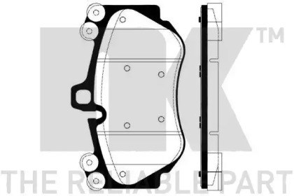 Комплект тормозных колодок (NK: 225610)