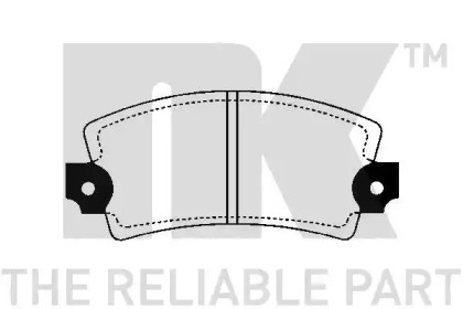 Комплект тормозных колодок (NK: 229921)
