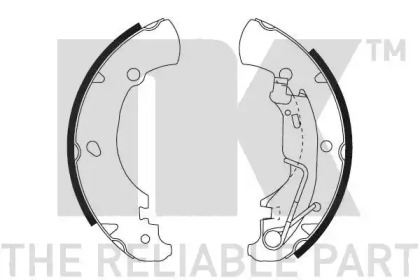 Комлект тормозных накладок (NK: 2723697)