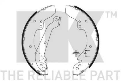 Комлект тормозных накладок (NK: 2725358)