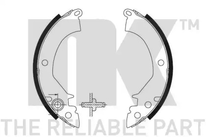 Комлект тормозных накладок (NK: 2730384)