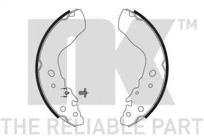 Комлект тормозных накладок (NK: 2752584)