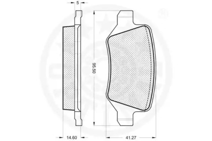 Комплект тормозных колодок (OPTIMAL: 12119)