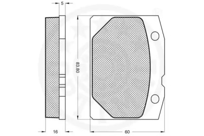 Комплект тормозных колодок (OPTIMAL: 9151)