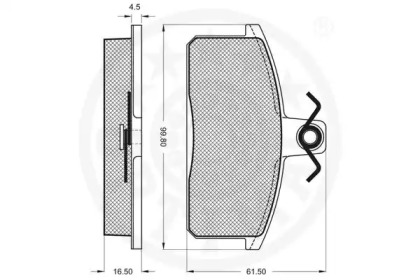 Комплект тормозных колодок (OPTIMAL: 9257)