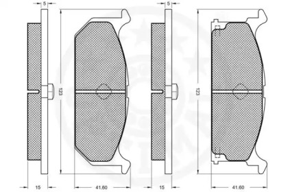 Комплект тормозных колодок (OPTIMAL: 9402)