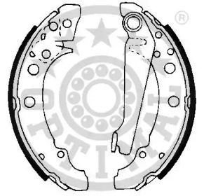 Комлект тормозных накладок (OPTIMAL: BB-0450)