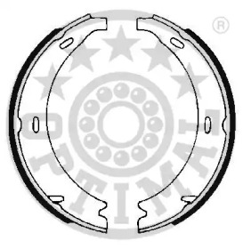 Комлект тормозных накладок (OPTIMAL: BB-0930)