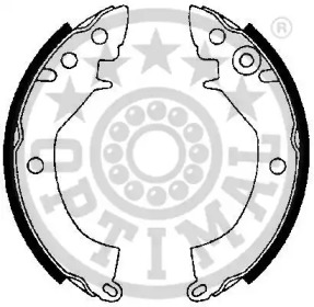 Комлект тормозных накладок (OPTIMAL: BB-1570)