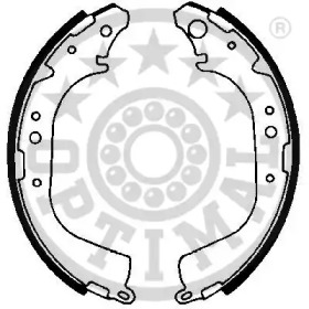 Комлект тормозных накладок (OPTIMAL: BB-1720)