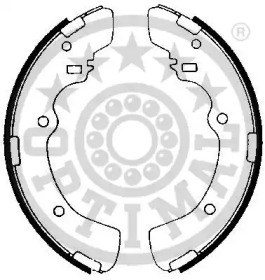 Комлект тормозных накладок (OPTIMAL: BB-3790)