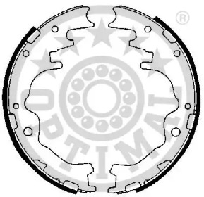 Комлект тормозных накладок (OPTIMAL: BB-3881)