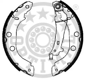 Комлект тормозных накладок (OPTIMAL: BB-4150)