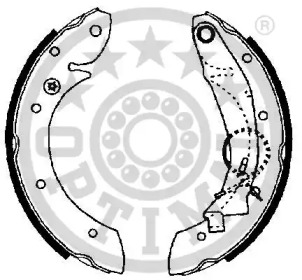 Комлект тормозных накладок (OPTIMAL: BB-4190)