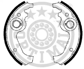 Комлект тормозных накладок (OPTIMAL: BB-6110)