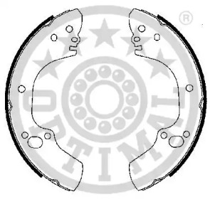 Комлект тормозных накладок (OPTIMAL: BB-7245)