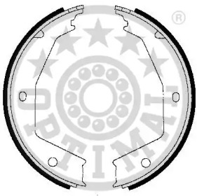 Комлект тормозных накладок (OPTIMAL: BB-7248)