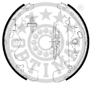 Комлект тормозных накладок (OPTIMAL: BB-7251)