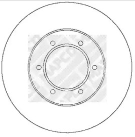 Тормозной диск (MAPCO: 15281)