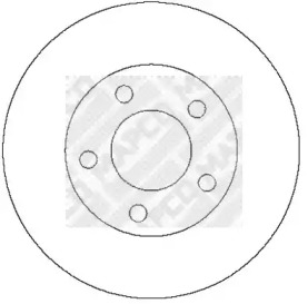 Тормозной диск (MAPCO: 15283)