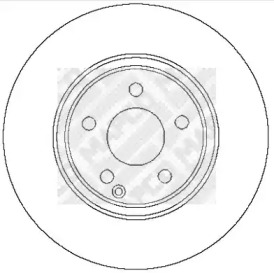 Тормозной диск (MAPCO: 15812)