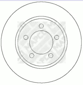 Тормозной диск (MAPCO: 25603)