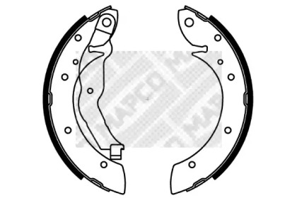 Комлект тормозных накладок (MAPCO: 8130)