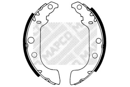 Комлект тормозных накладок (MAPCO: 8321)