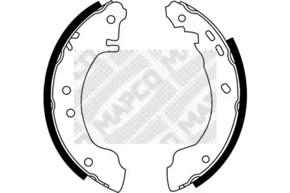 Комлект тормозных накладок (MAPCO: 8520)