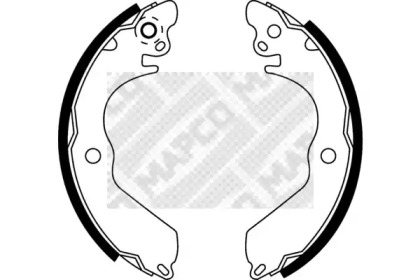 Комлект тормозных накладок (MAPCO: 8528)
