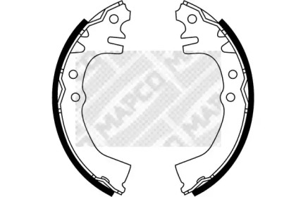 Комлект тормозных накладок (MAPCO: 8566)
