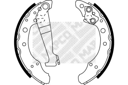 Комлект тормозных накладок (MAPCO: 8778)
