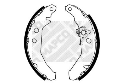 Комлект тормозных накладок (MAPCO: 8818)
