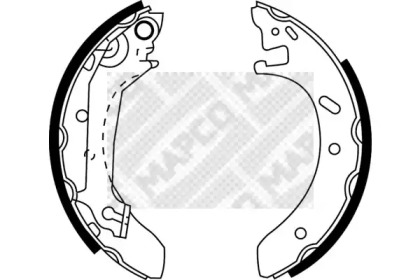 Комлект тормозных накладок (MAPCO: 8823)