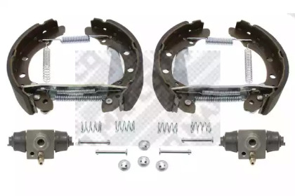Комлект тормозных накладок (MAPCO: 9837)