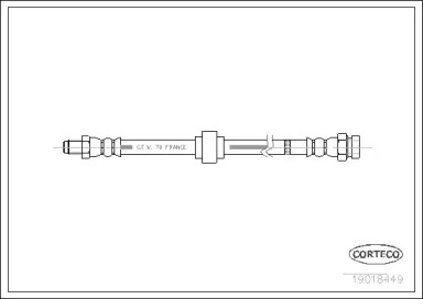 Шлангопровод (CORTECO: 19018449)