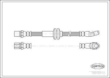Шлангопровод (CORTECO: 19018472)