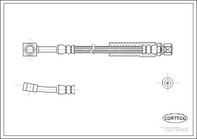 Шлангопровод (CORTECO: 19018483)
