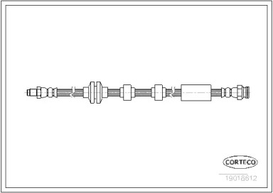 Шлангопровод (CORTECO: 19018612)