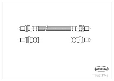 Шлангопровод (CORTECO: 19018741)