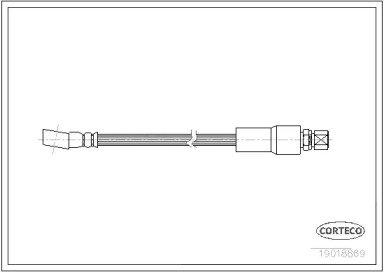 Шлангопровод (CORTECO: 19018869)