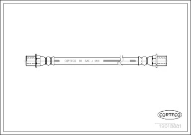 Шлангопровод (CORTECO: 19018881)