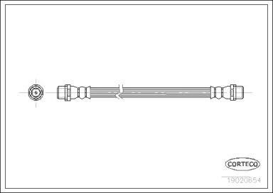 Шлангопровод (CORTECO: 19020654)
