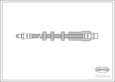 Шлангопровод (CORTECO: 19025848)