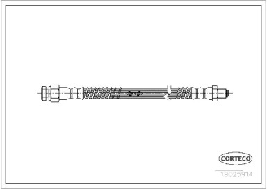 Шлангопровод (CORTECO: 19025914)