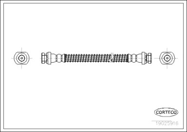 Шлангопровод (CORTECO: 19025916)